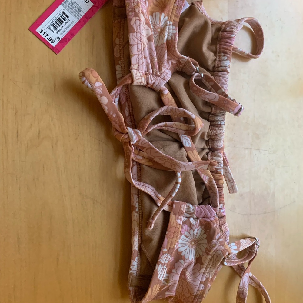 Target Floral Bikini - Pink and Tan